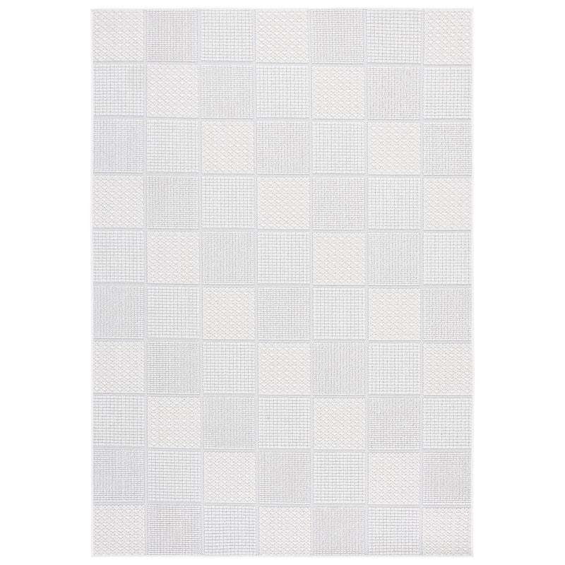 SAFAVIEH Veranda Antonietta Washable Indoor/Outdoor Rug - Weather Resistant & Easy Cleaning - 5'3" x 7'6" - Ivory/Beige