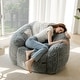 preview thumbnail 33 of 55, Giant Bean Bag Chair,Shell-Shaped Oversized Bean Bag Chair with Fille