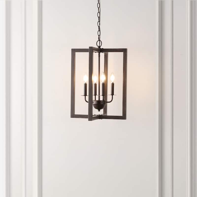 SAFAVIEH Lighting Zoraida 16" Modern & Contemporary Pendant (4-Bulb) - 16" W x 16" D x 79" H