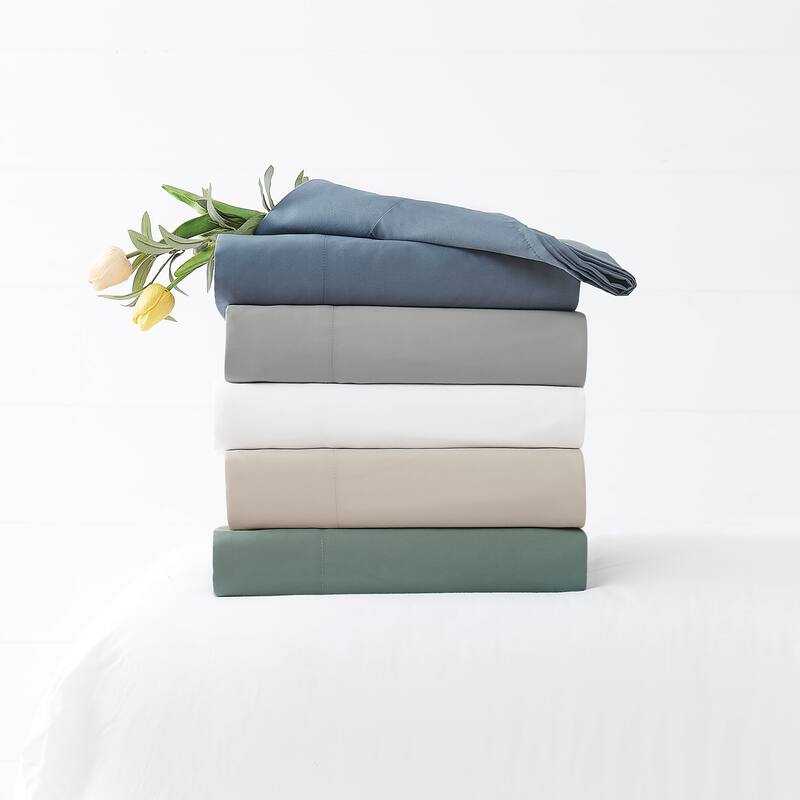 Truly Soft Green Recycled Pillowcase Pair
