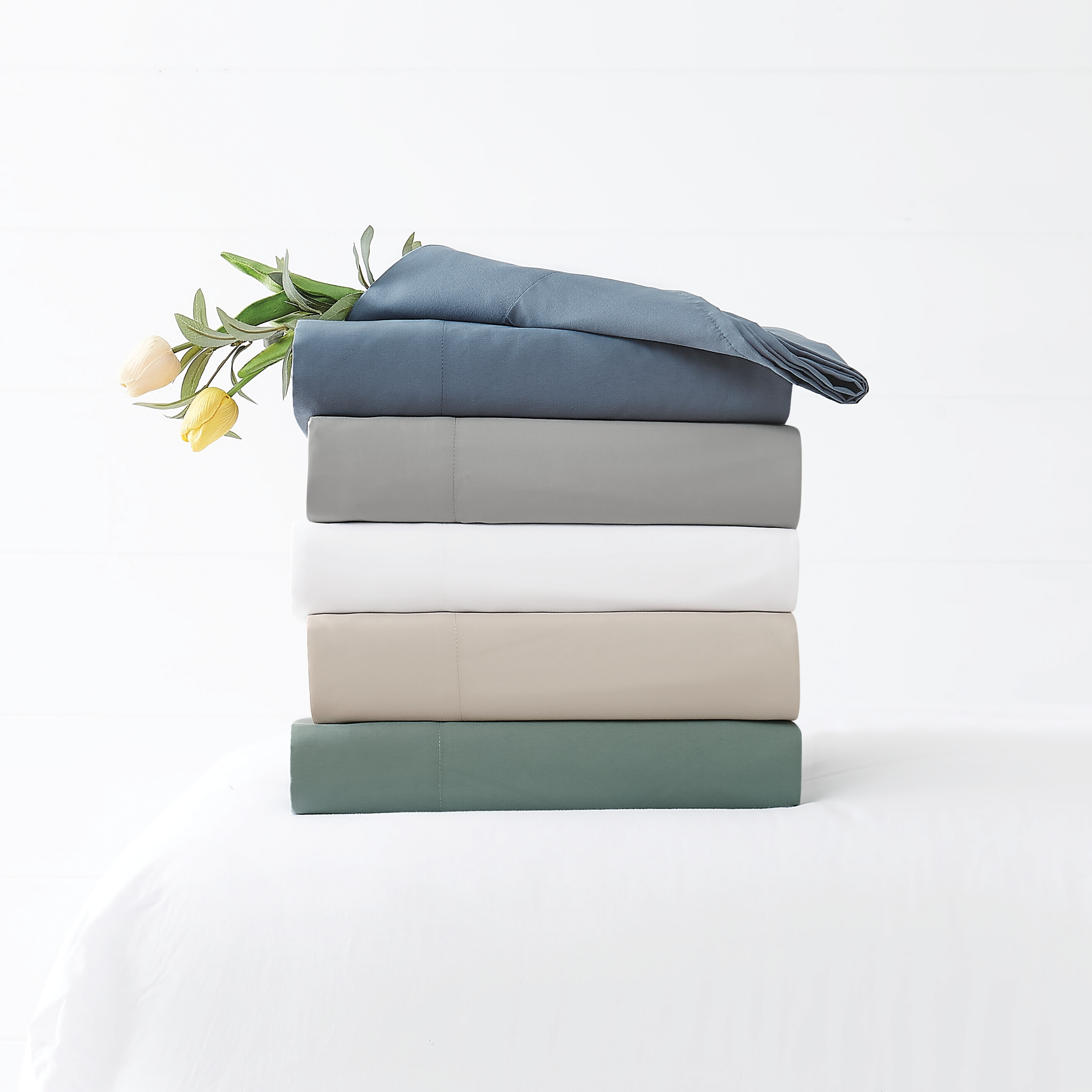 Truly Soft Green Recycled Sheet Set-image