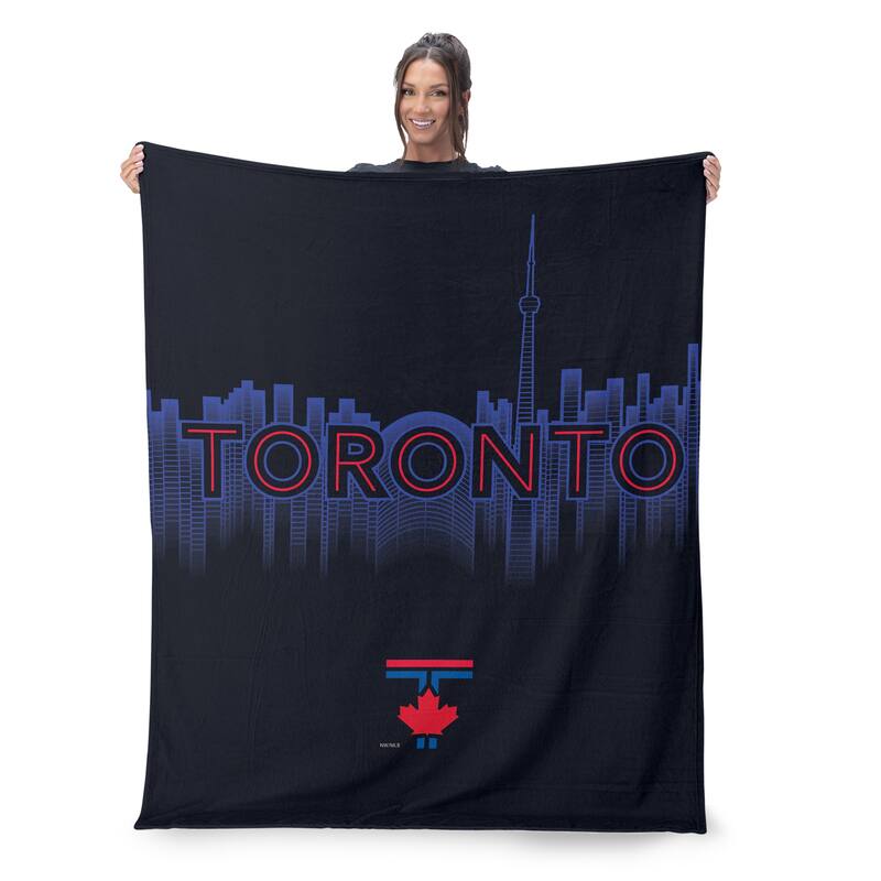 MLB City Connect Silk Touch Sherpa Throw Blanket