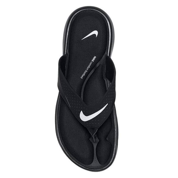 Shop Nike Men S Ultra Comfort Thong Black White 8 D Us