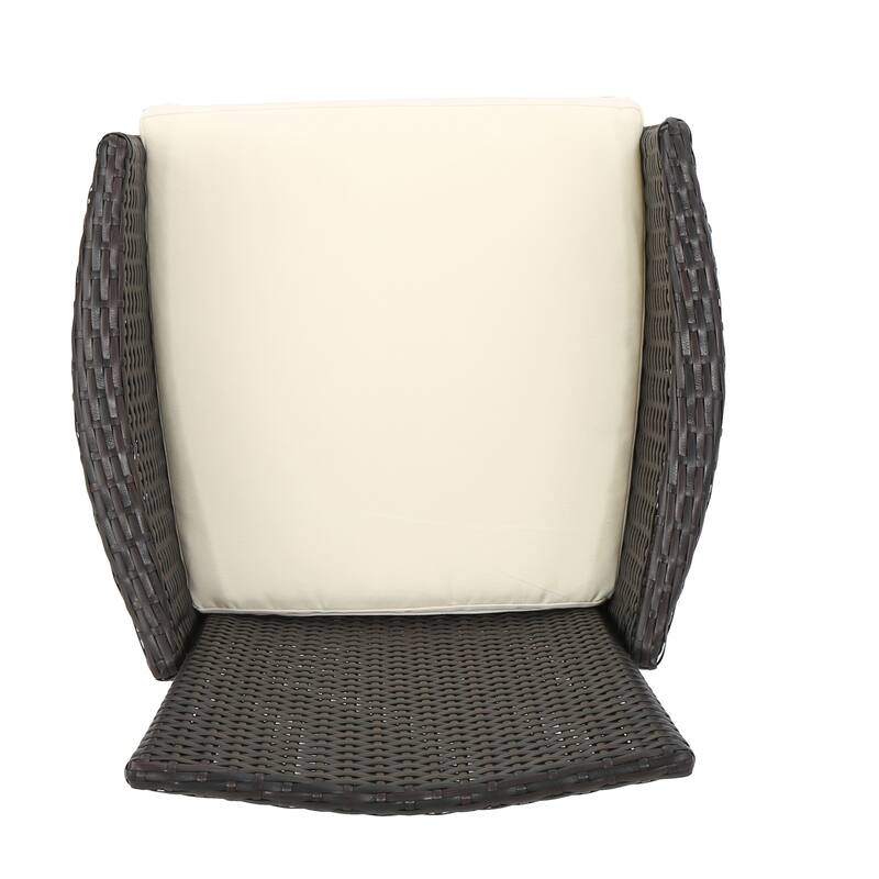 Algoma Wood and Wicker Outdoor 9-piece Dining Set by Christopher Knight Home