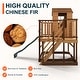 preview thumbnail 15 of 18, 9-in-1 Wooden Playhouse with Slide & Sandbox