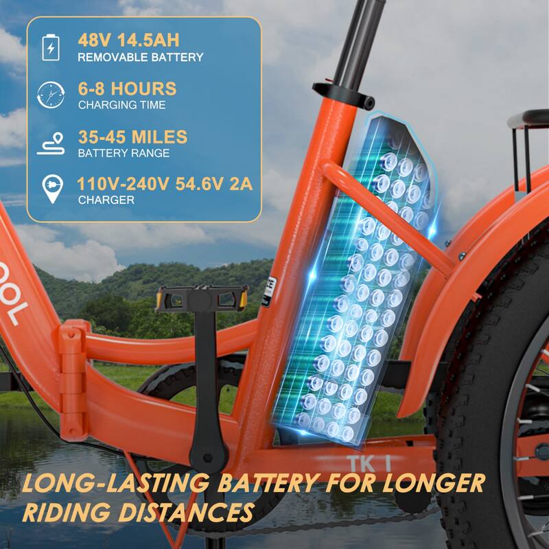 DoCred Electric Folding Tricycle for Adult with Front and Rear Baskets