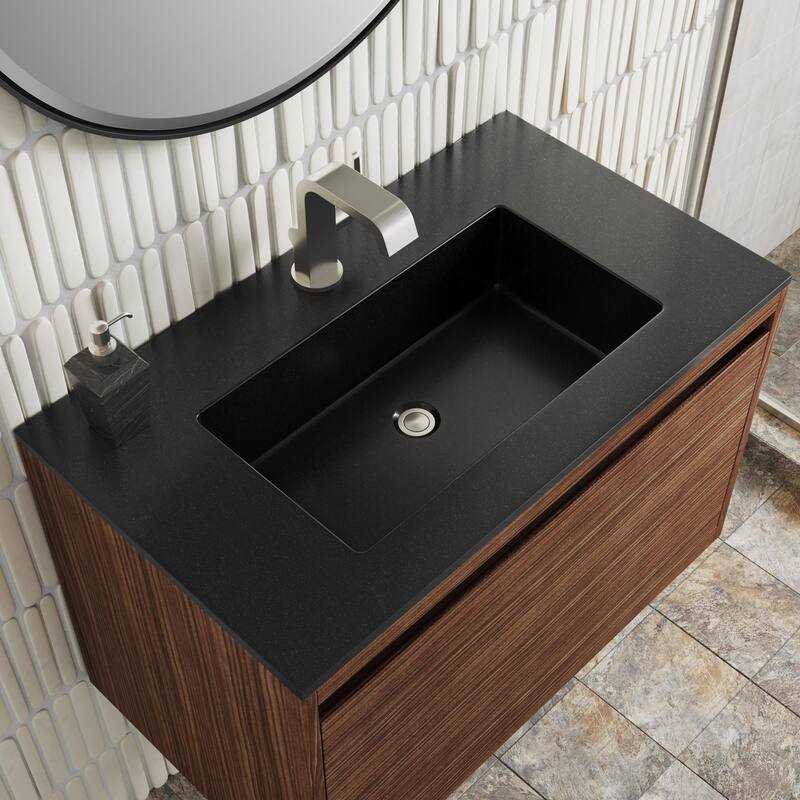 James Martin Vanities 805-V31.5-BN-CH Mantova 32" Single Basin Poplar