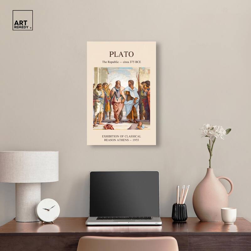 World of Plato's Republic Canvas by Art Remedy, Gallery Wrapped