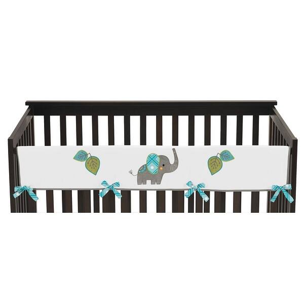 Mod Elephant Collection Boy Or Girl 5 Piece Nursery Crib Bedding Set Turquoise Blue Green And Grey Safari Animal Overstock 31290406 How about cute elephant crib bedding with friendly elephants decorating your baby's room? sweet jojo designs