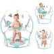 preview thumbnail 4 of 28, Costway Baby Stationary Activity Center Infant Jumper with Removable - See Details Blue + White