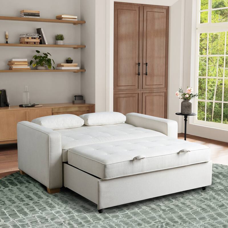Serta Morrison Queen Convertible Loveseat