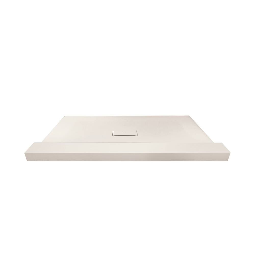 Transolid FZST5140C 51-3/16" x 40-1/2" Rectangular Shower Base with