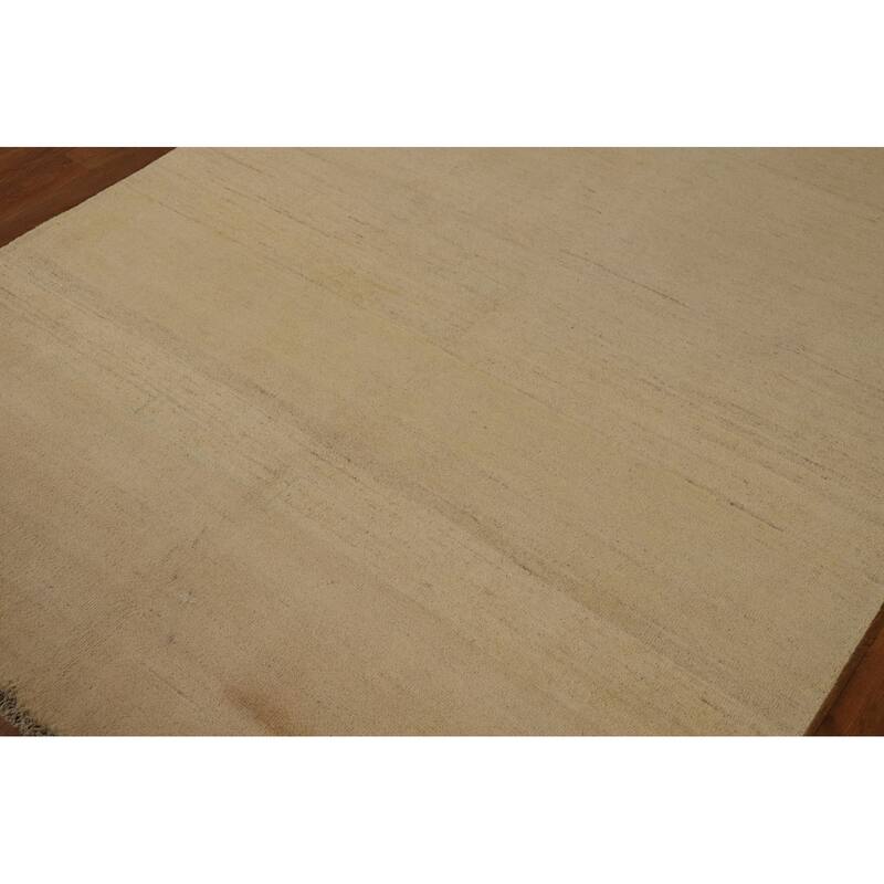 Gabbeh Modern Oriental Rug Handmade Wool Carpet - 5'0"x 6'4"