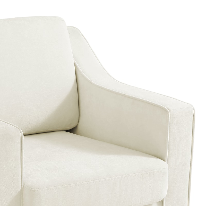 Modern Swivel Upholstered Armchair Accent chair Set of 2