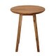 preview thumbnail 17 of 18, Middlebrook 20-inch Round Acacia Wood Outdoor Side Table