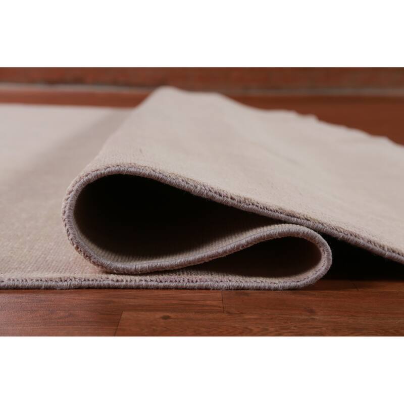 Hand Knotted Oriental 100% Wool Carpet Modern Modern Peach Gabbeh Area Rug - 10' 2'' X 10' 3''