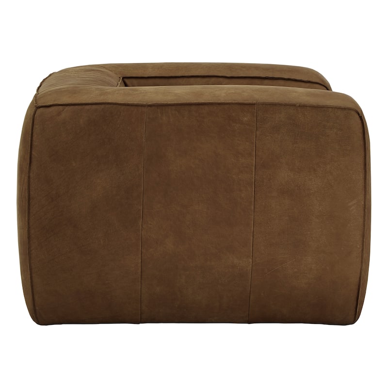 Divya Outback Leather Accent Chair by iNSPIRE Q Modern