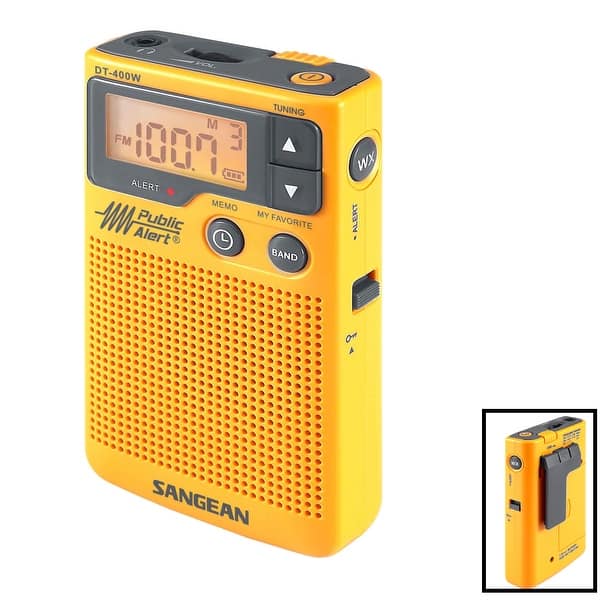 Sangean AM/FM Digital Weather Alert Pocket Radio Bed Bath & Beyond