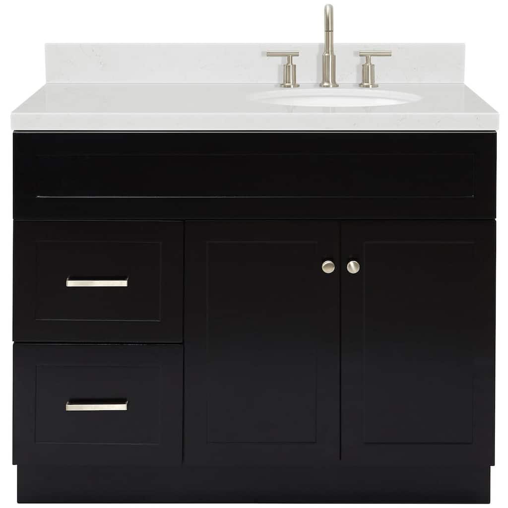 Ariel F042SRCQOVO Hamlet 42" Free Standing Single Basin Vanity Set