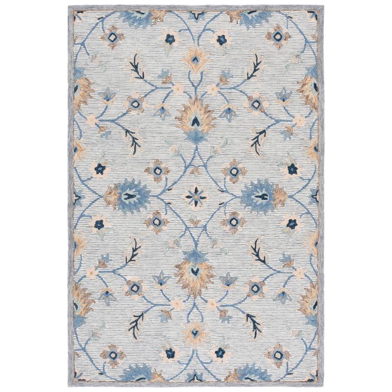 SAFAVIEH Handmade Jardin Sushila Floral Wool Rug