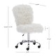 preview thumbnail 4 of 52, Clara Faux Fur Armless Office Chair