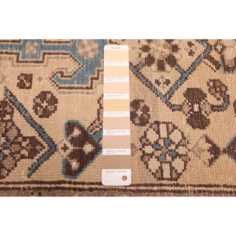 ECARPETGALLERY Hand-knotted Antalya Vintage Beige Wool Rug - 3'2 x 6'6