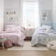 preview thumbnail 8 of 11, Laura Ashley Delphine Pink Cotton Comforter Reversible Set