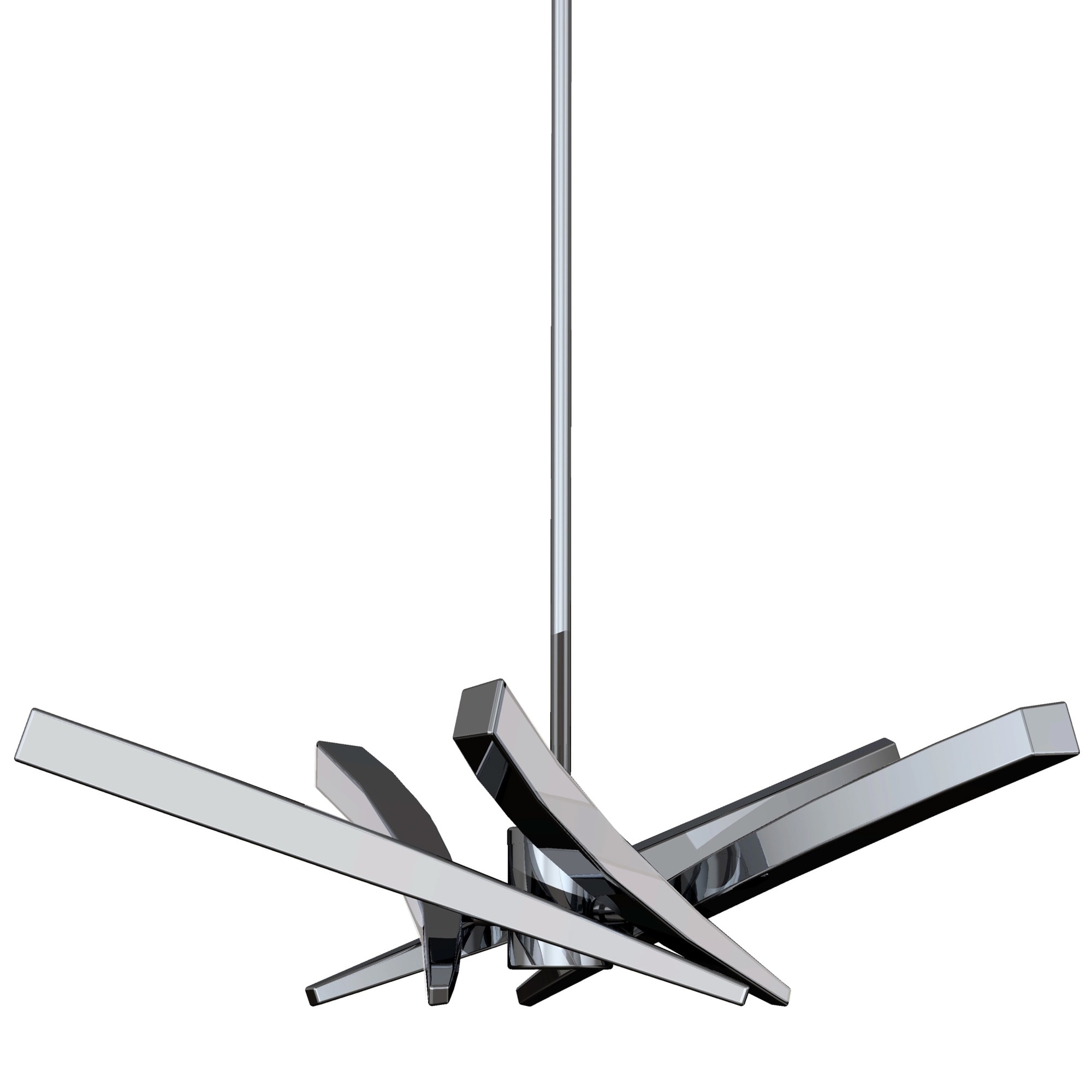 Craftmade 40815-LED  Aura 5 Light LED 11" Wide Abstract Chandelier - Chandeliers For Bedrooms by Overstock.com