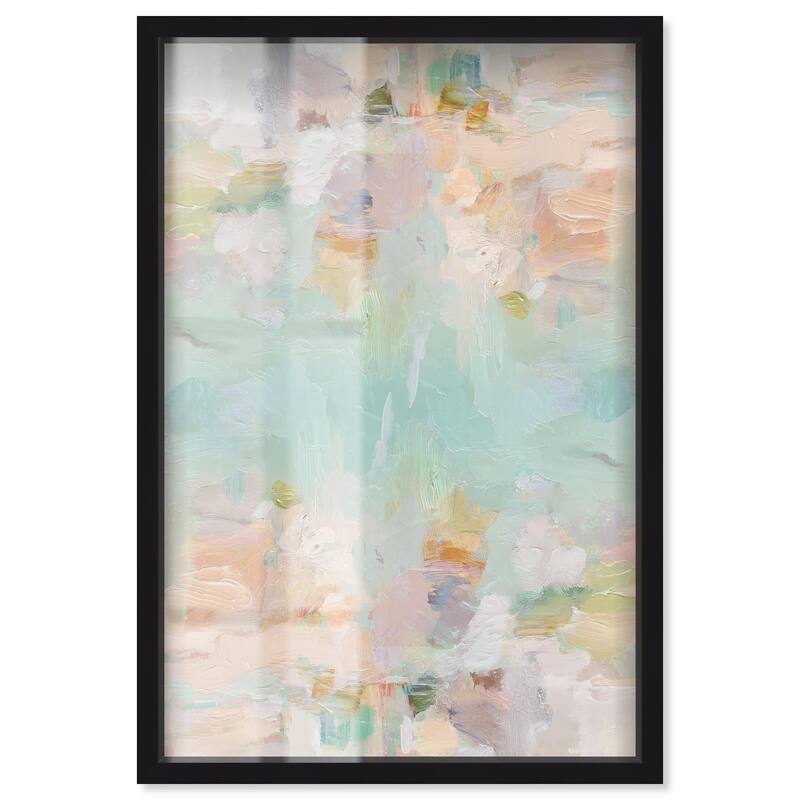 Expressive Swirls Shadowbox by Art Remedy - Black - 16" x 24"