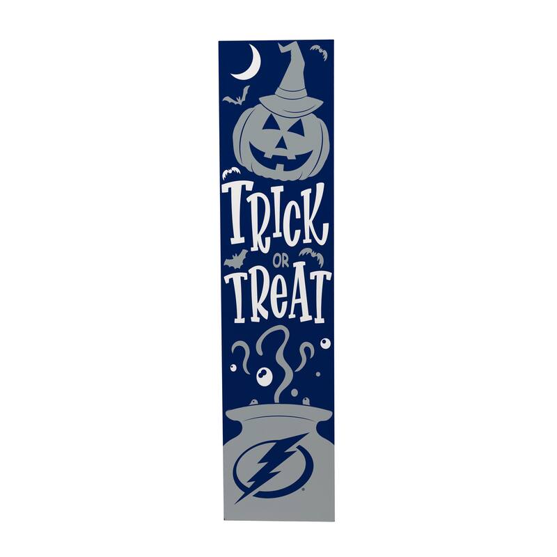 47" Double Sided Seasonal Porch Leaner, Tampa Bay Lightning - 47" x 11.25"