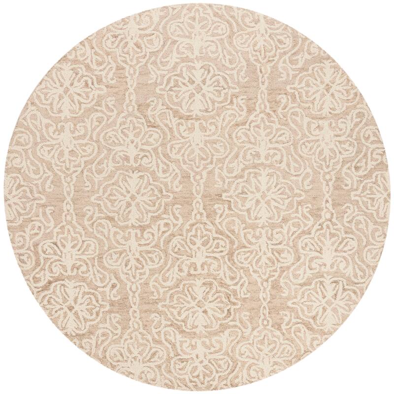 SAFAVIEH Handmade Blossom Mahalia Modern Floral Wool Rug