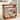 Farmhouse Bar Unit, 4-Tier Rattan Home Bar Table with Stemware Racks