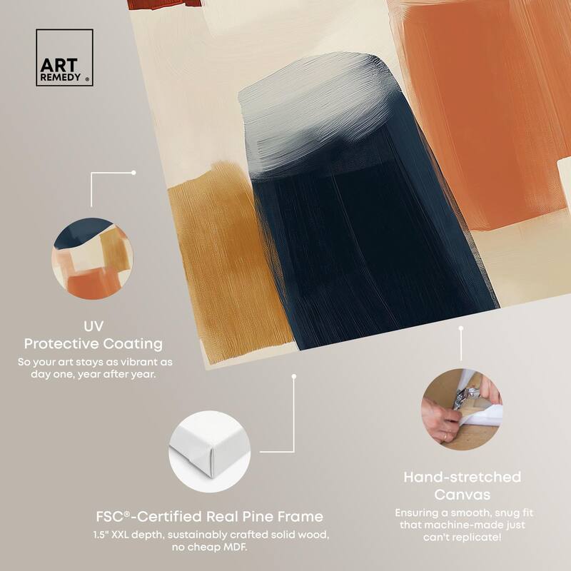 Sienna Shift Canvas by Art Remedy, Gallery Wrapped