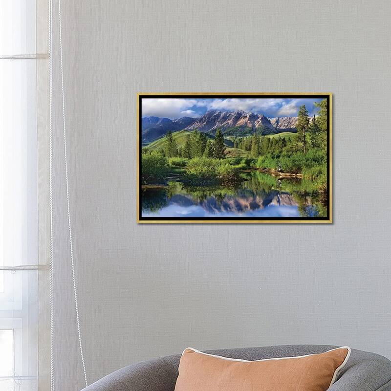 iCanvas "Easely Peak, Sawtooth National Recreation Area, Idaho" by Tim Fitzharris Framed Canvas Print