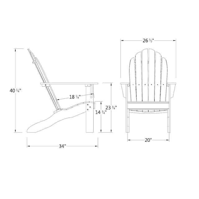 Cambridge Casual Alston Adirondack Chair