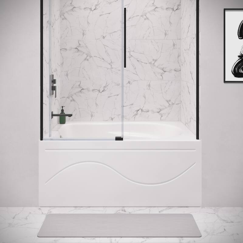 Dieppe 54'' X 30" Bathtub With Apron Left Hand Drain In White - 31.5x54 Left