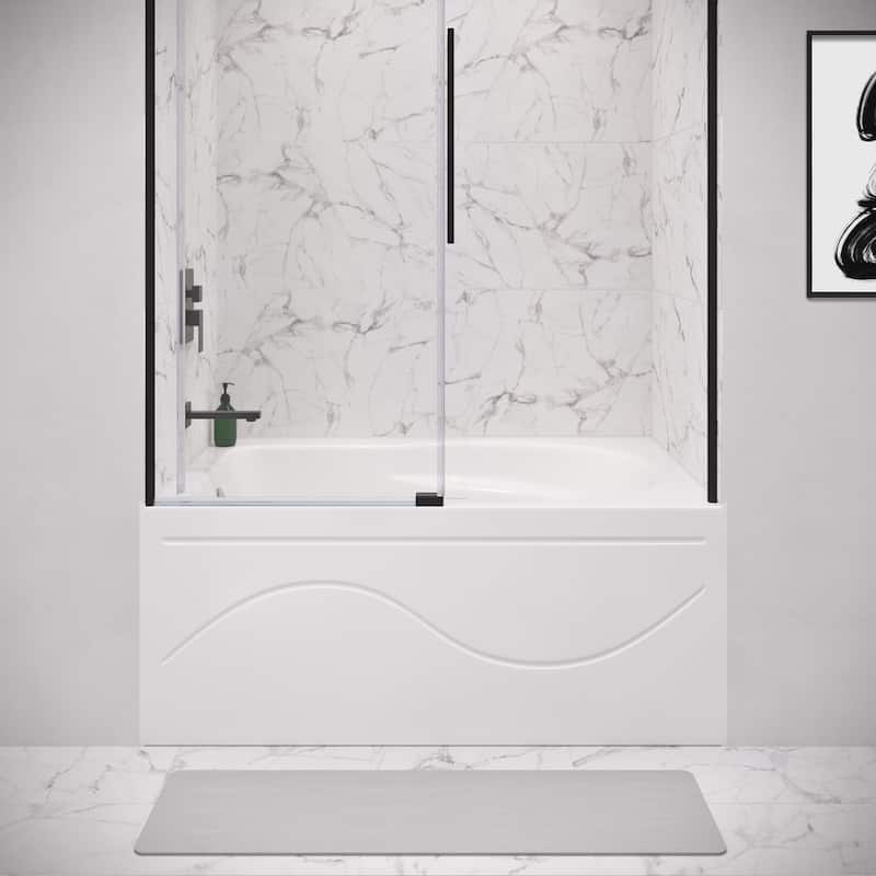 Ivy 48'' X 32" Bathtub With Apron Left Hand Drain In White - 48x32 Left