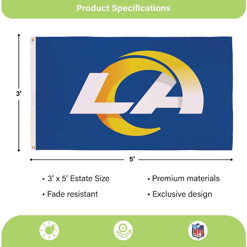 San Francisco 49ers Single Sided Flag w/ 2 Grommets, 3'x5'