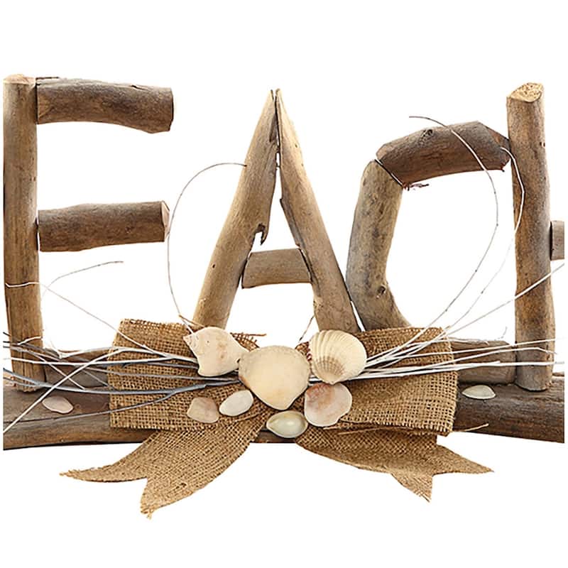 Driftwood Beach Letters
