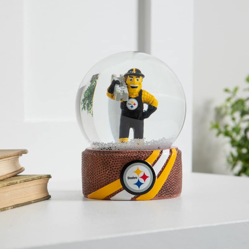 Pittsburgh Steelers 5 in. Glass Tabletop Snow Globe