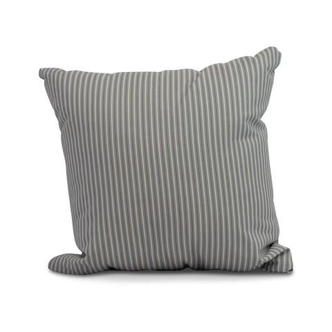 16 x 16 inch Ticking Stripe Outdoor Pillow