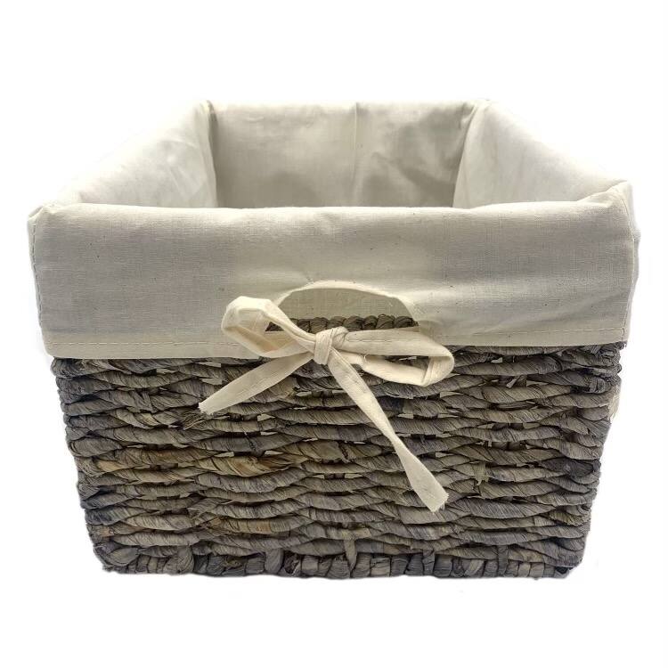 Woven Maize Grey Rectangular Storage Baskets (Set of 3)