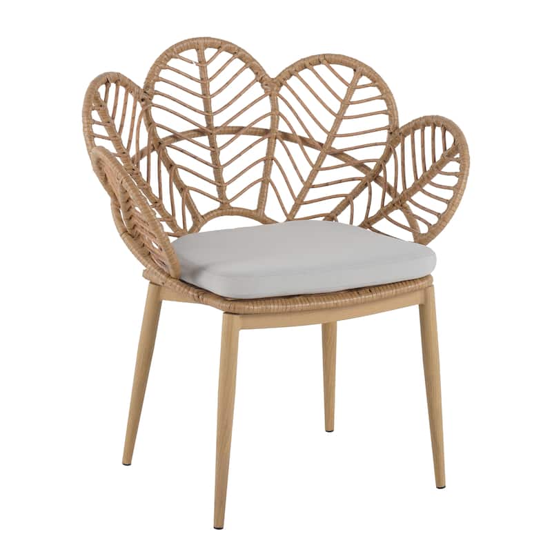 Christopher Knight Home - Sophia Outdoor Wicker Papasan Style Dining Chair (Set of 2)