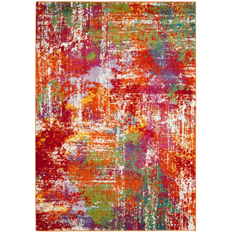 SAFAVIEH Watercolor Tillie Modern Abstract Rug