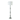 61" Classic Resin Column Floor Lamp w/ Decorator Shade