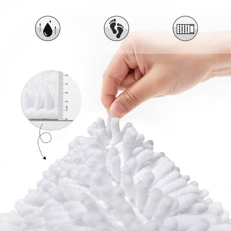 Chenille Non-Slip Bath Rug