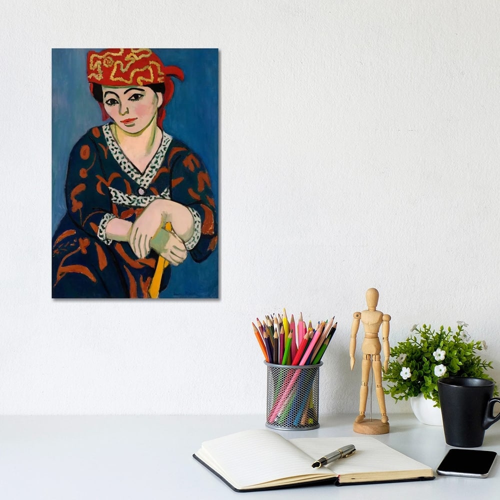 iCanvas "Le Madras Rouge or Red Madras Headdress (1907)" by Henri Matisse Canvas Print