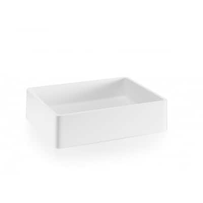 WS Bath Collections Linea Ceramic Vessel or Wall Mounted Bathroom Sink