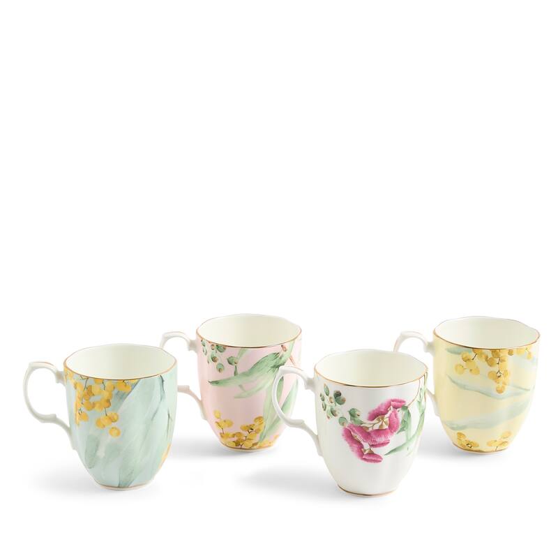 Royal Albert Miranda Kerr Australiana Mug 13.5oz, Set of 4