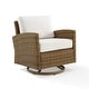 preview thumbnail 28 of 32, Crosley Bradenton Outdoor Wicker Swivel Rocker Chair